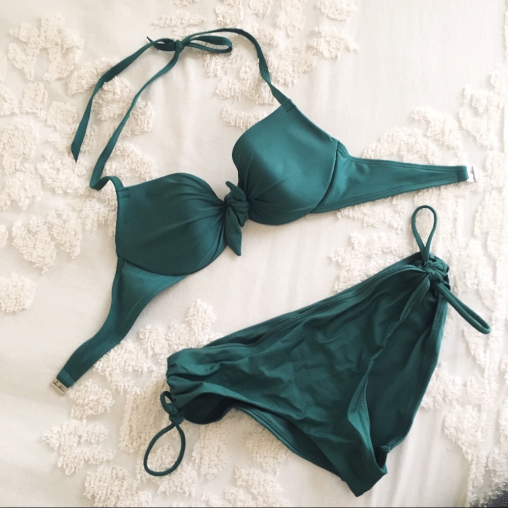 GORGEOUS H&M Teal Bikini SET ❇️